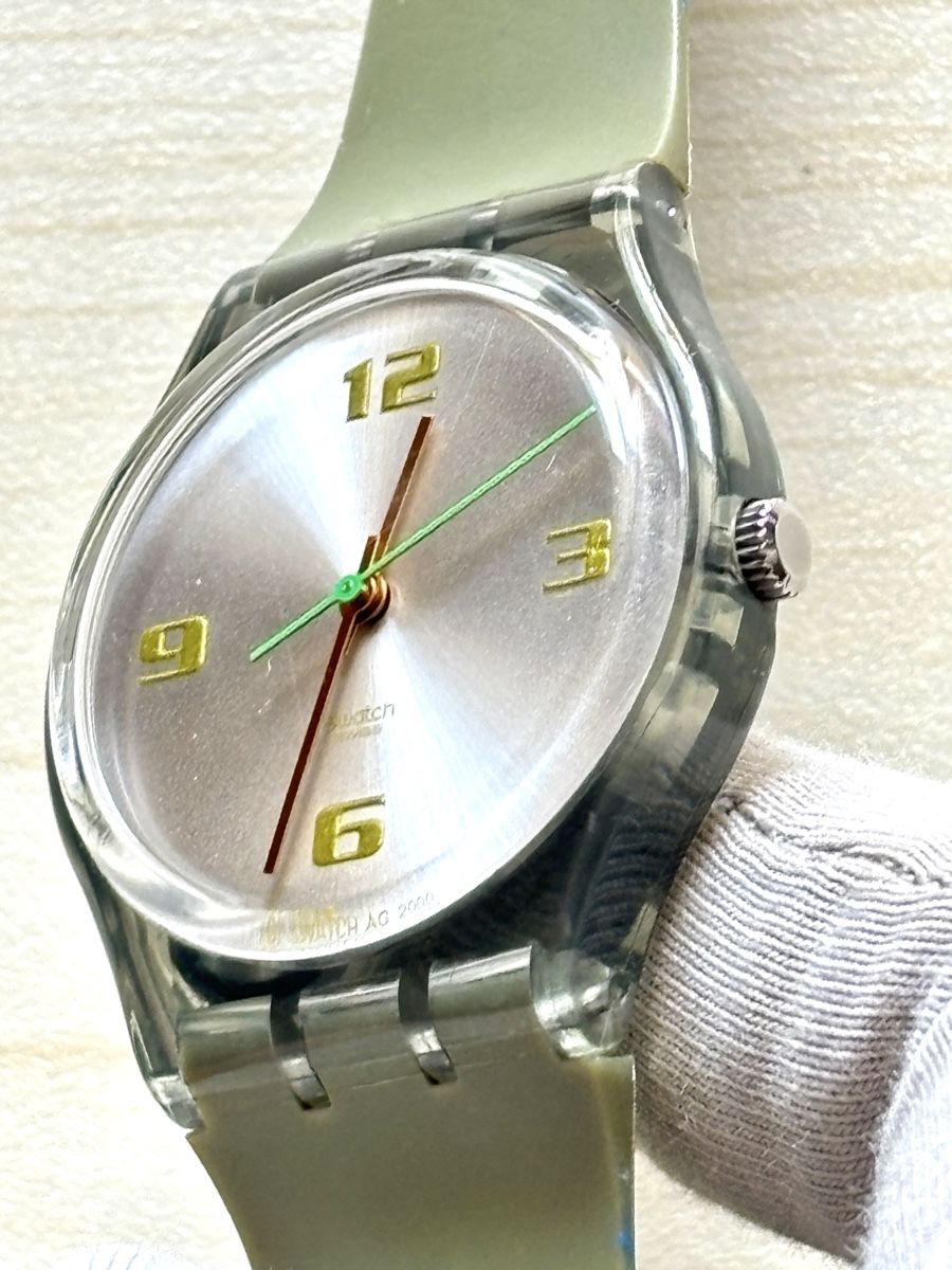 Swatch Orologi: Swatch Uhr transparent Gehäuse gute  – Usato da Grenchen venduto da chththl 3