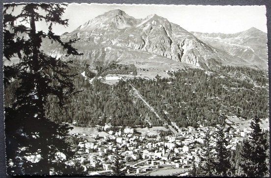 Cartoline postali: DAVOS mit Schatzalp und Schiahorn – Nuovo (secondo la descrizione) da Jona venduto da philajona