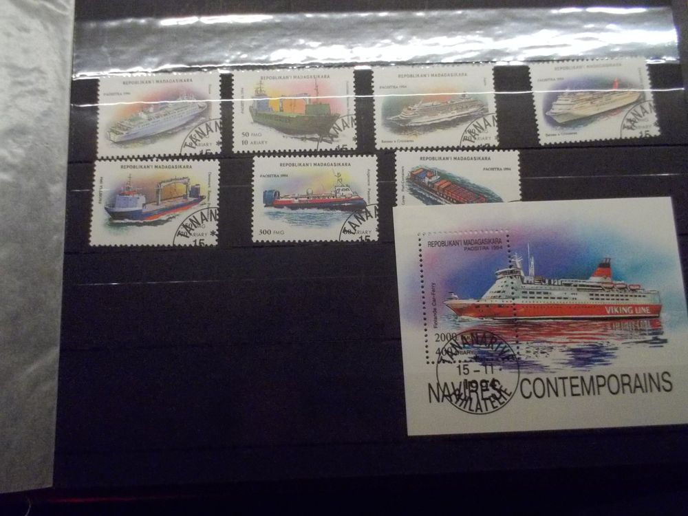 Prophila Collection Briefmarken Madagaskar 1752-1758 – Komplett, Schiffe-Motiv, 1994