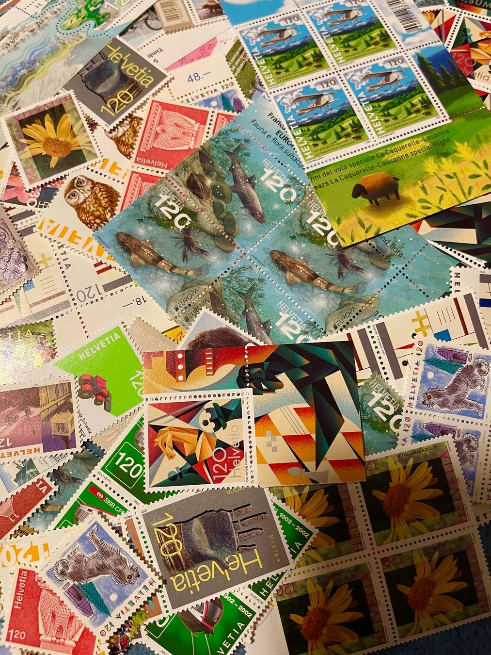 Tutti i francobolli: 100 x 1.20 gummiert – Nuovo (secondo la descrizione) da Grafenort venduto da Solar11