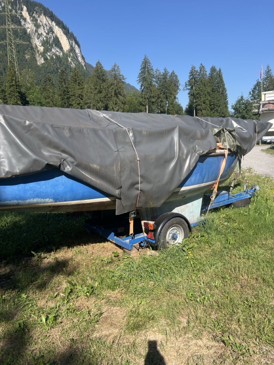Anhänger: Bootstrailer mi Segelboot  – Gebraucht aus Spiegel b. Bern von Vimoo 1