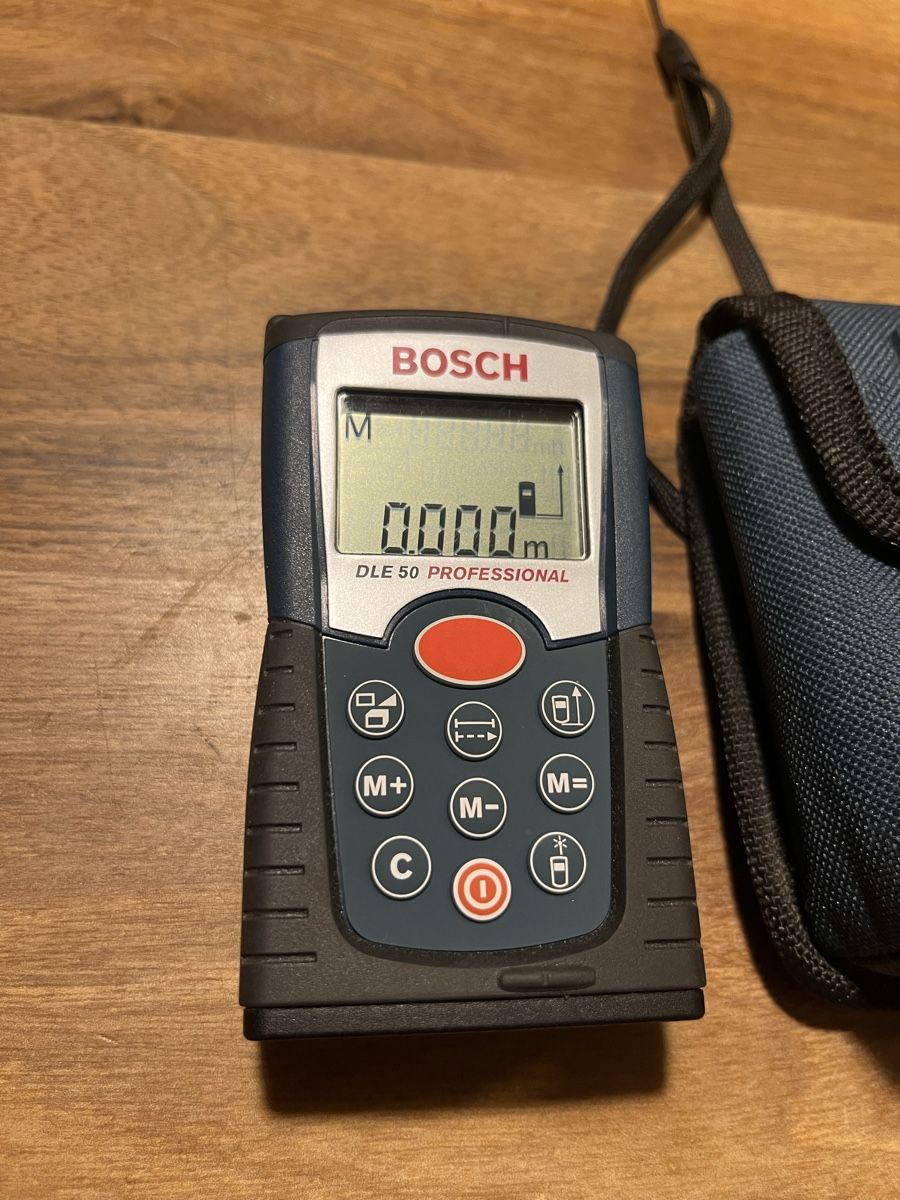Bosch Mesurer: BOSCH DLE 50 PROFESSIONAL Distanzmesser mit Tasche – Neuf (Voir description) à Würenlos par KLG_3TBs 3