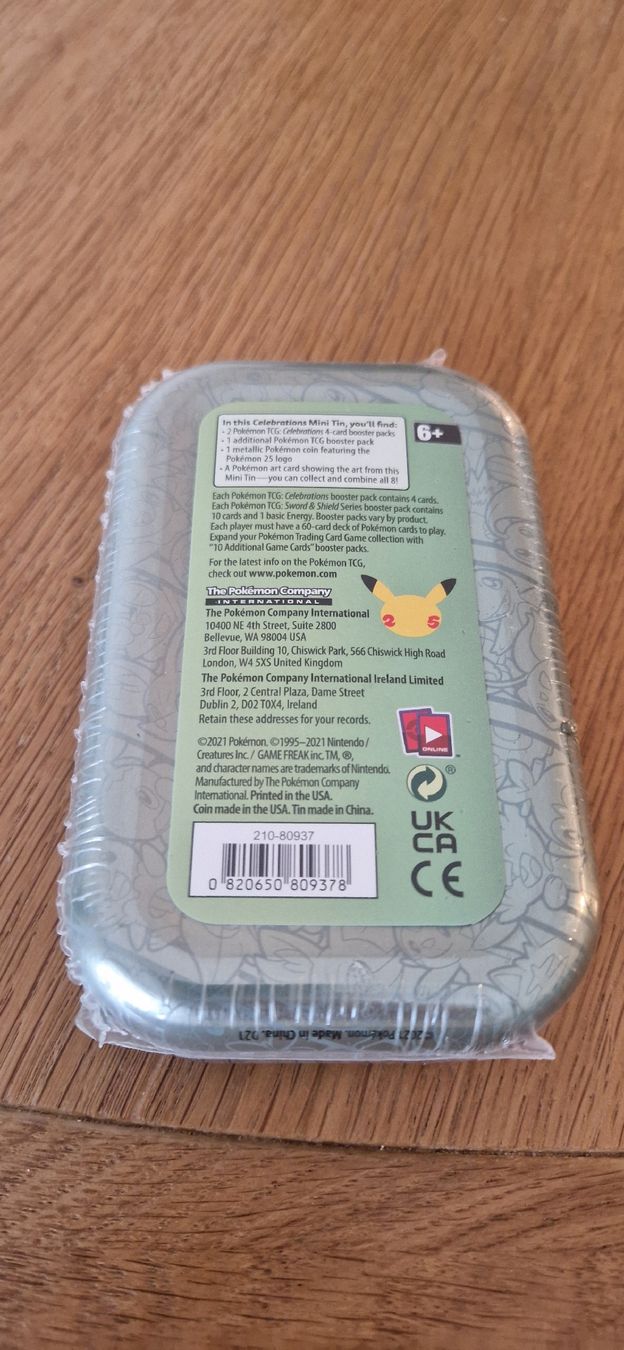 Pokémon Carte collezionabili: Célébrations Mini Tins: Kanto Starters – Nuovo e nell'imballaggio originale da Châtelaine venduto da fab_ydz9 1