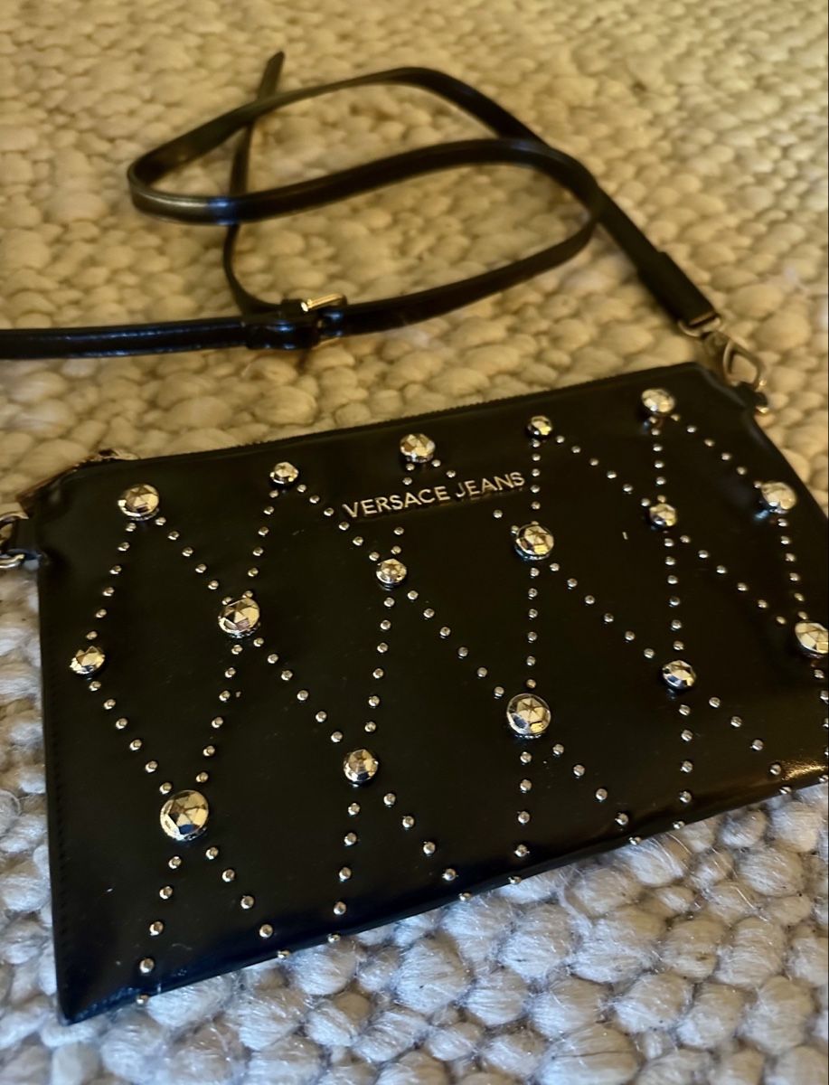 Versace Borse da donna: VERSACE JEANS UMHÄNGETASCHE MIT STRASS-DETAILS – Nuovo (secondo la descrizione) da Schaffhausen venduto da rot_yyy7 2
