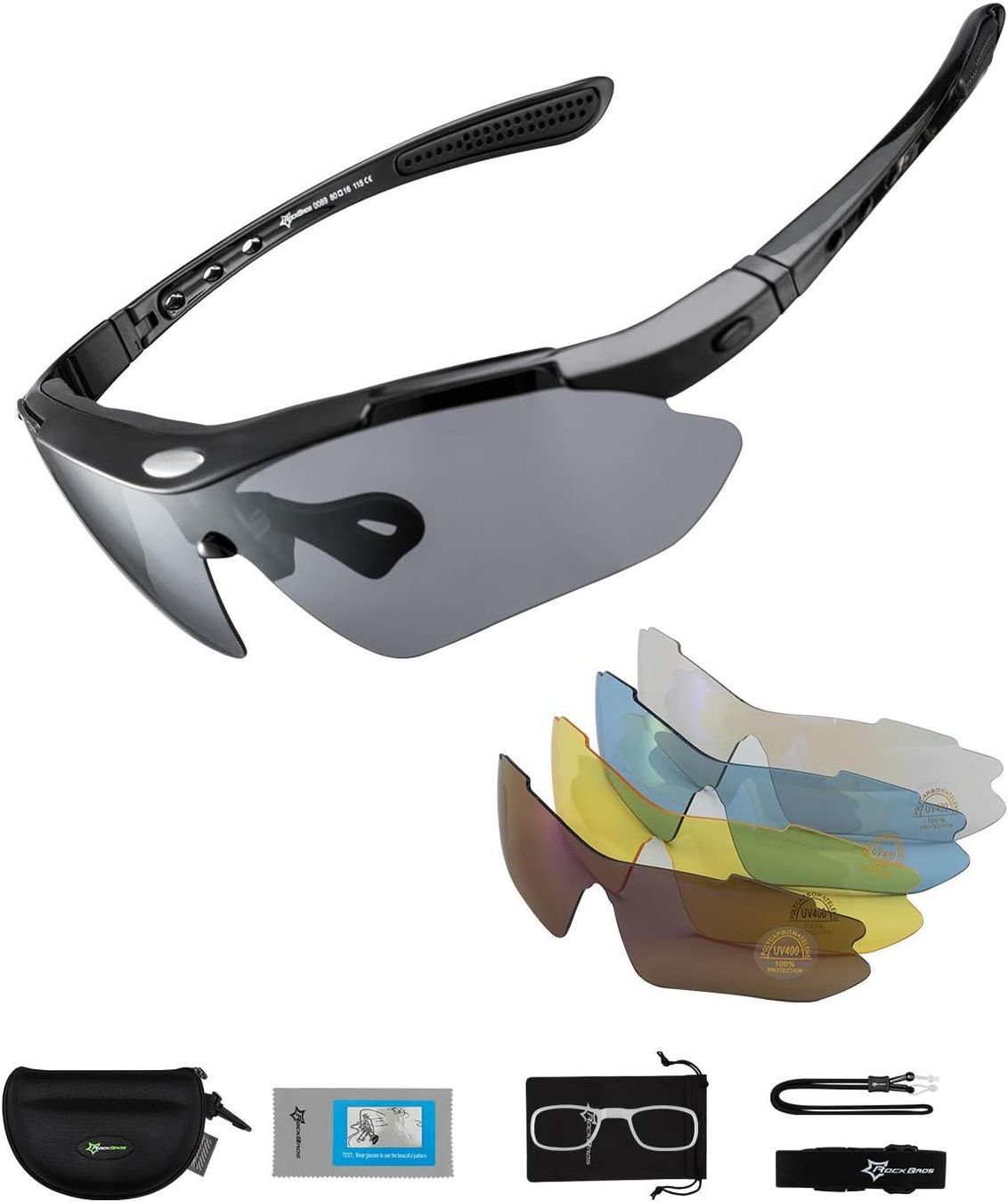 Occhiali & Lenti: Polarisierte Sonnenbrille mit 5 Wechselgläser – Nuovo e nell'imballaggio originale da Châtelaine venduto da topshop.switzerland 1
