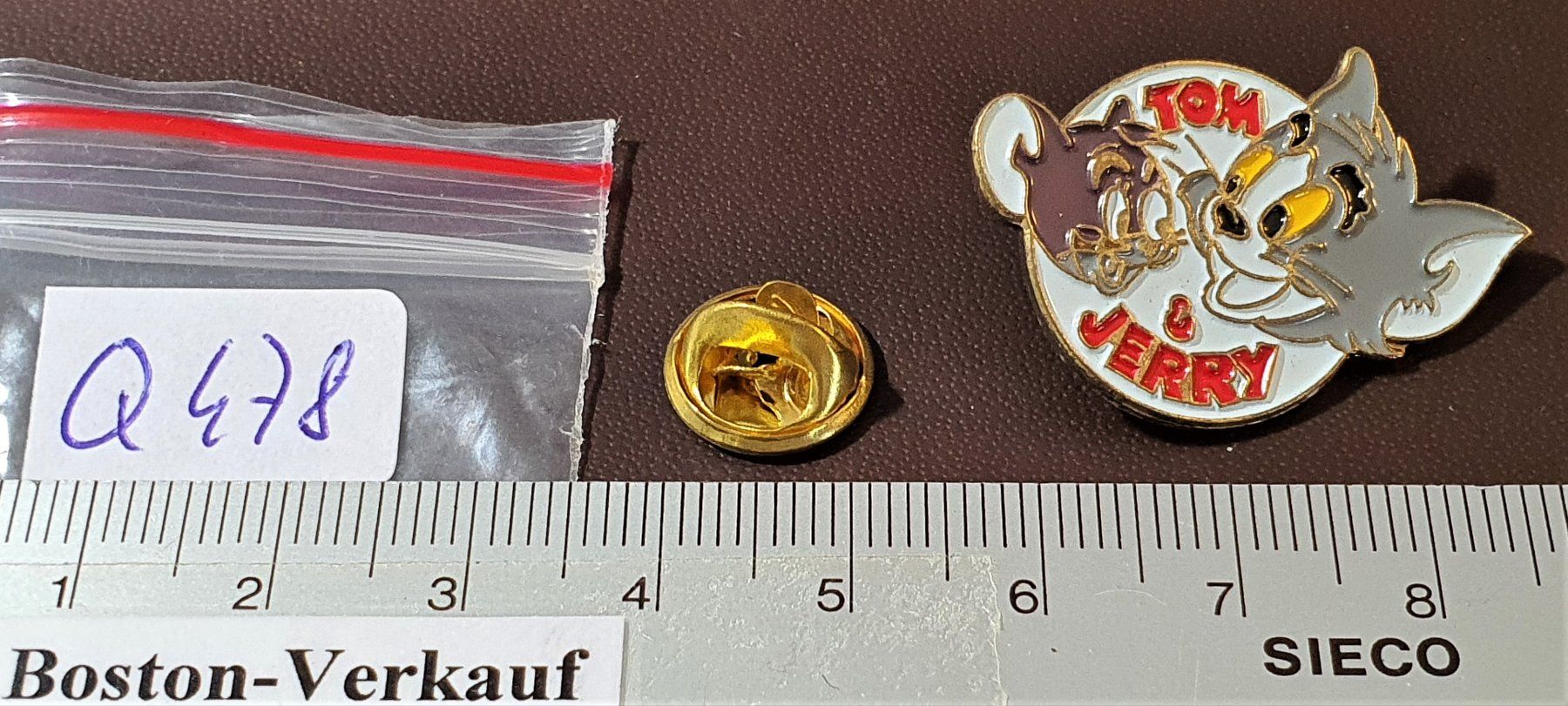Statuette: Q478 - Pin Comic Figur - Tom & Jerry – Usato da Reinach BL venduto da Boston-Verkauf 1