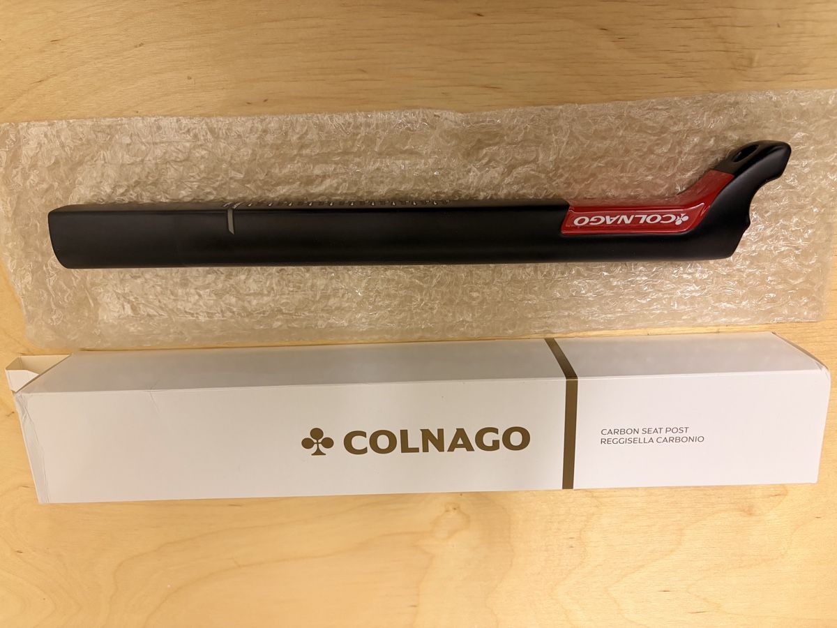 Colnago Pezzi di ricambio: Colnago C64 Carbon Seatpost – Nuovo e nell'imballaggio originale da Porza venduto da agamura