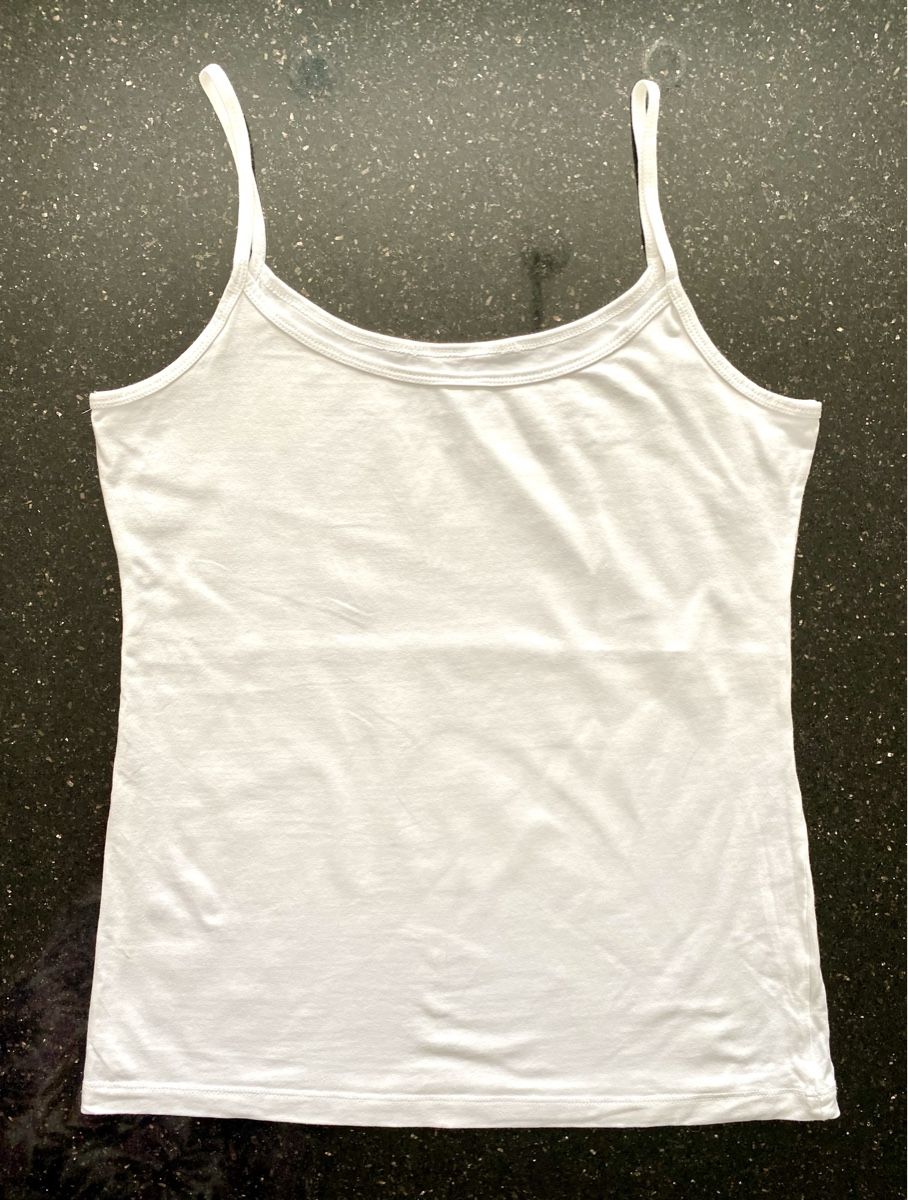 Top: Weisses Spaghettiträger Top Gr. M/L – Nuovo (secondo la descrizione) da Lyss venduto da Sibella56