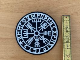 Viking Runenkompass Vegvisir Patch Aufnäher Sticker