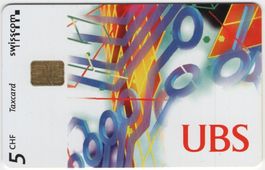 UBS Phonebanking - seltene Firmen Chip Taxcard