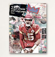 Pat Mahomes Pop Art Kunst Football Kansas City Chiefs Bild