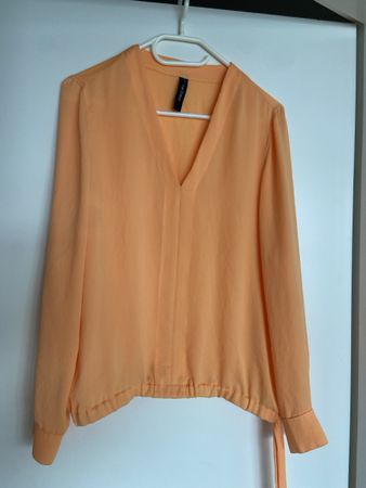 Marc Cain Seidenbluse, apricot, Gr. N3, Top Zustand!