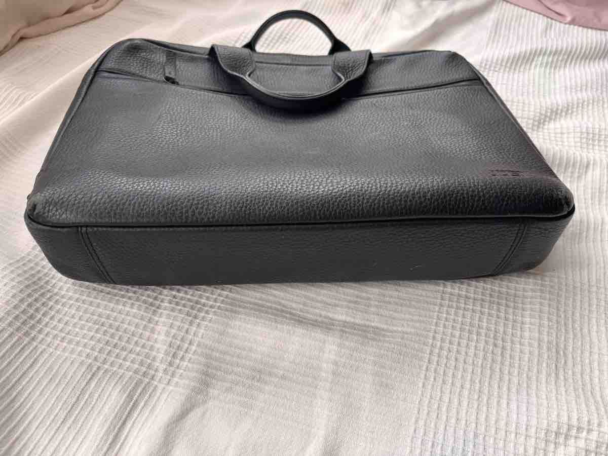 Koffer & Taschen: Laptoptasche schwarz echt Leder – Gebraucht aus Zürich von Tcmel 2