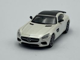 Minichamps 870037122 1:87 Mercedes AMG GTS 2015, weiss