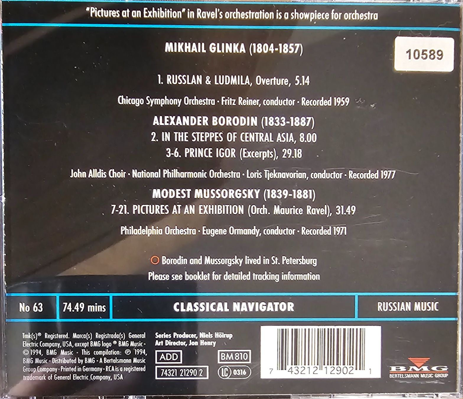 CD: Ormandy - Orchestral Music From Russia – Usato da Wahlen b. Laufen venduto da Cg10 1