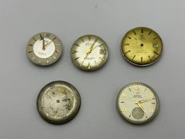 Automatik und Handaufzug Uhr Werke Konvolut