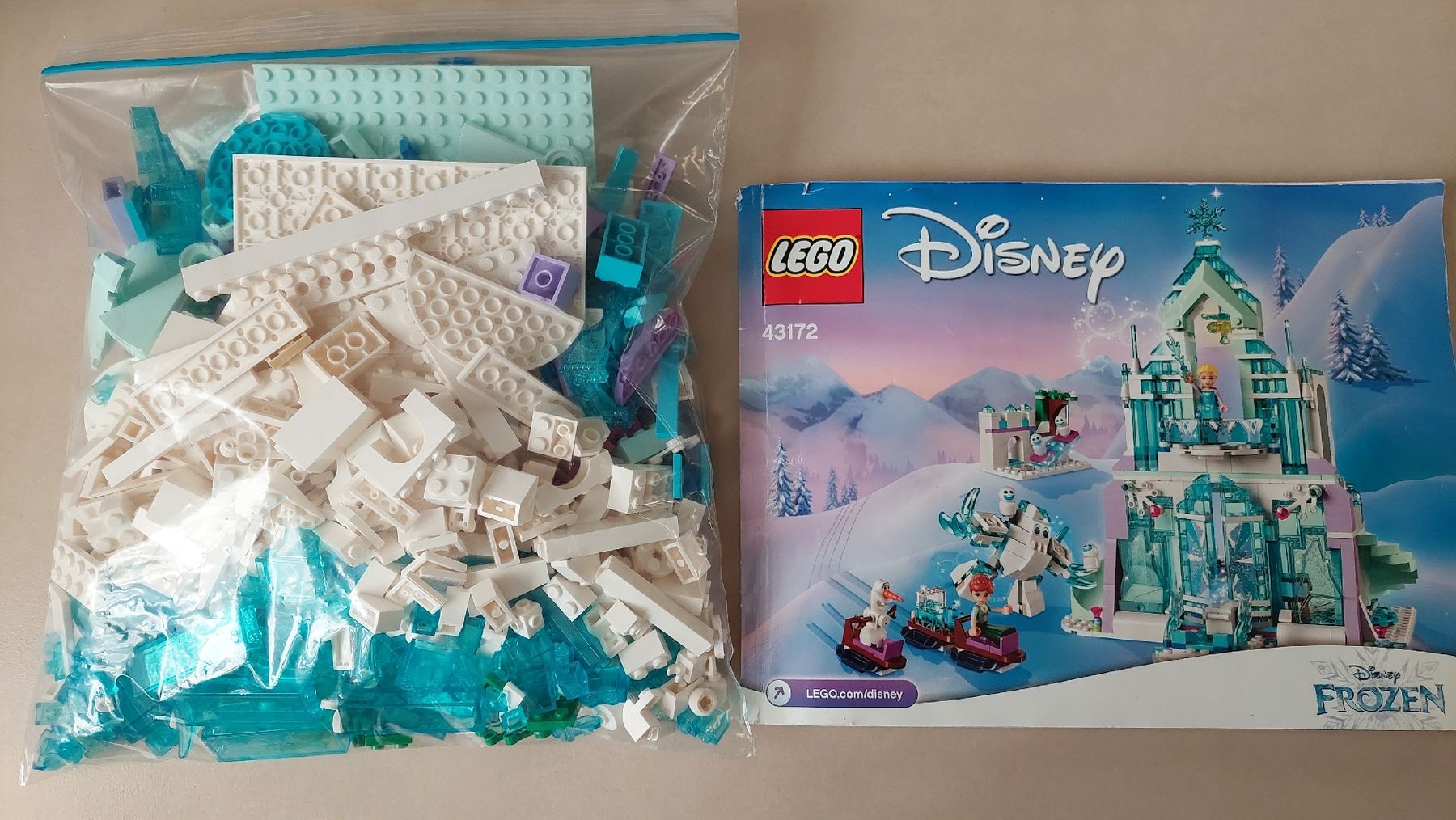 Lego Kit di costruzioni: Lego Disney Elsaschloss 43172 – Usato da Wisen SO venduto da Shopoholiker