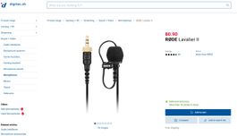 RØDE Lavalier II microphone