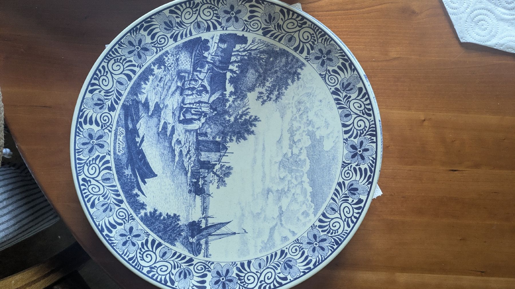 Teller: Blaue Delft Teller – Gebraucht aus Basel von royam91 1