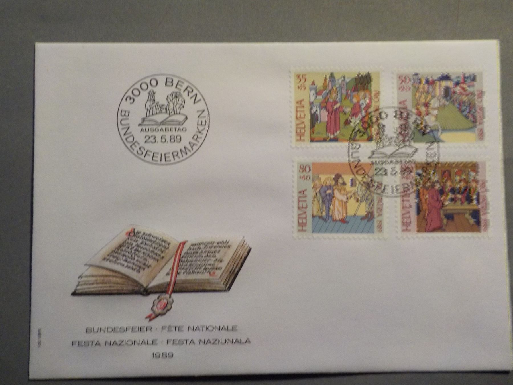 Tutti i francobolli: 1989, FDC, Pro Patria, Serie – Nuovo (secondo la descrizione) da Muri b. Bern venduto da Ricardoverkauf