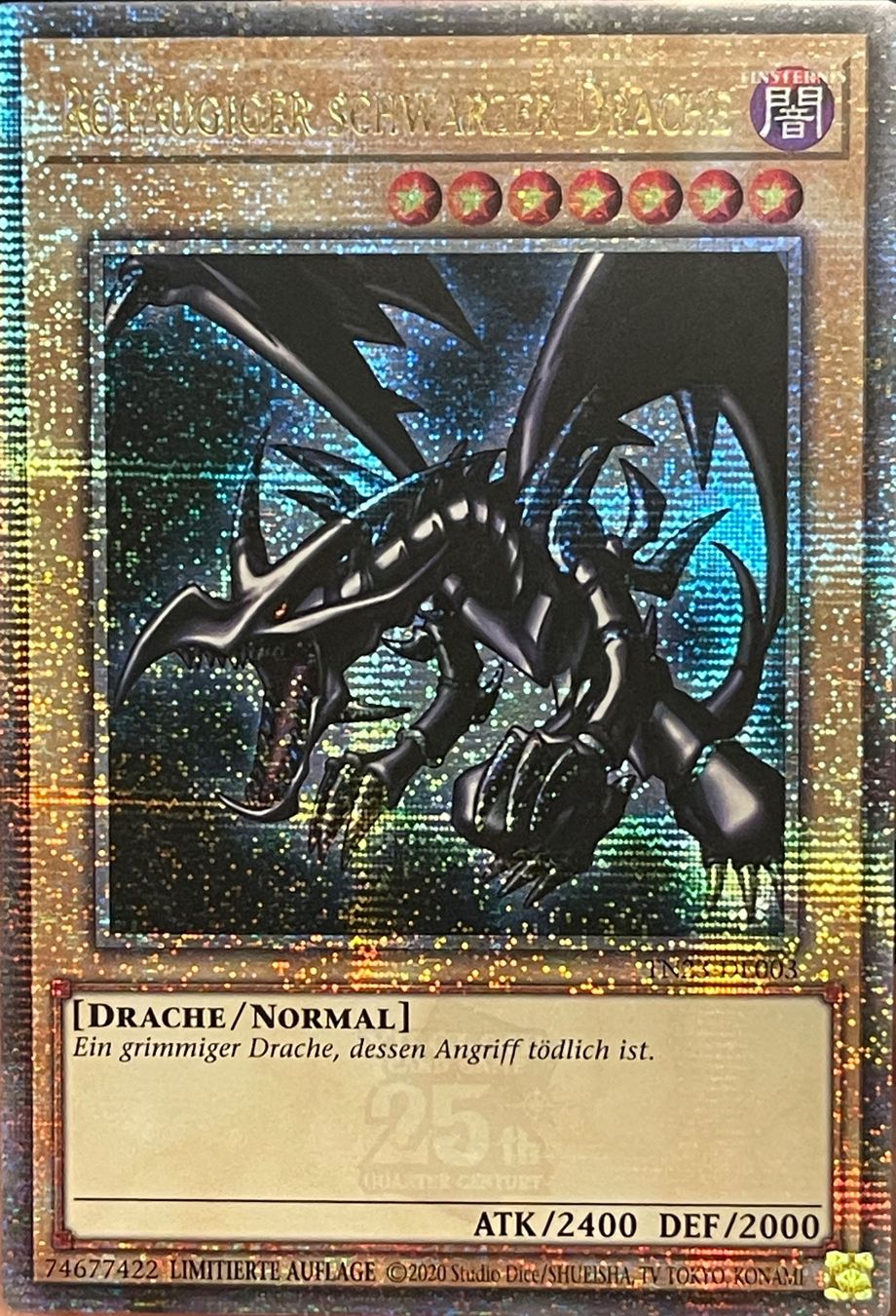 Yugioh Carte collezionabili: Rotäugiger schwarzer Drache TN23-003 – Nuovo (secondo la descrizione) da Aarau Rohr venduto da Der.Paul