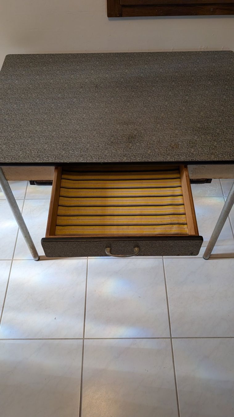 Tische: Vintage SIMPLEX SEDIA Küchen Tisch (Kelko) – Gebraucht aus Kastanienbaum von kr.arch 2