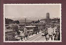 LAUSANNE - Tram - Tour Bel-Air - Flon d'avant