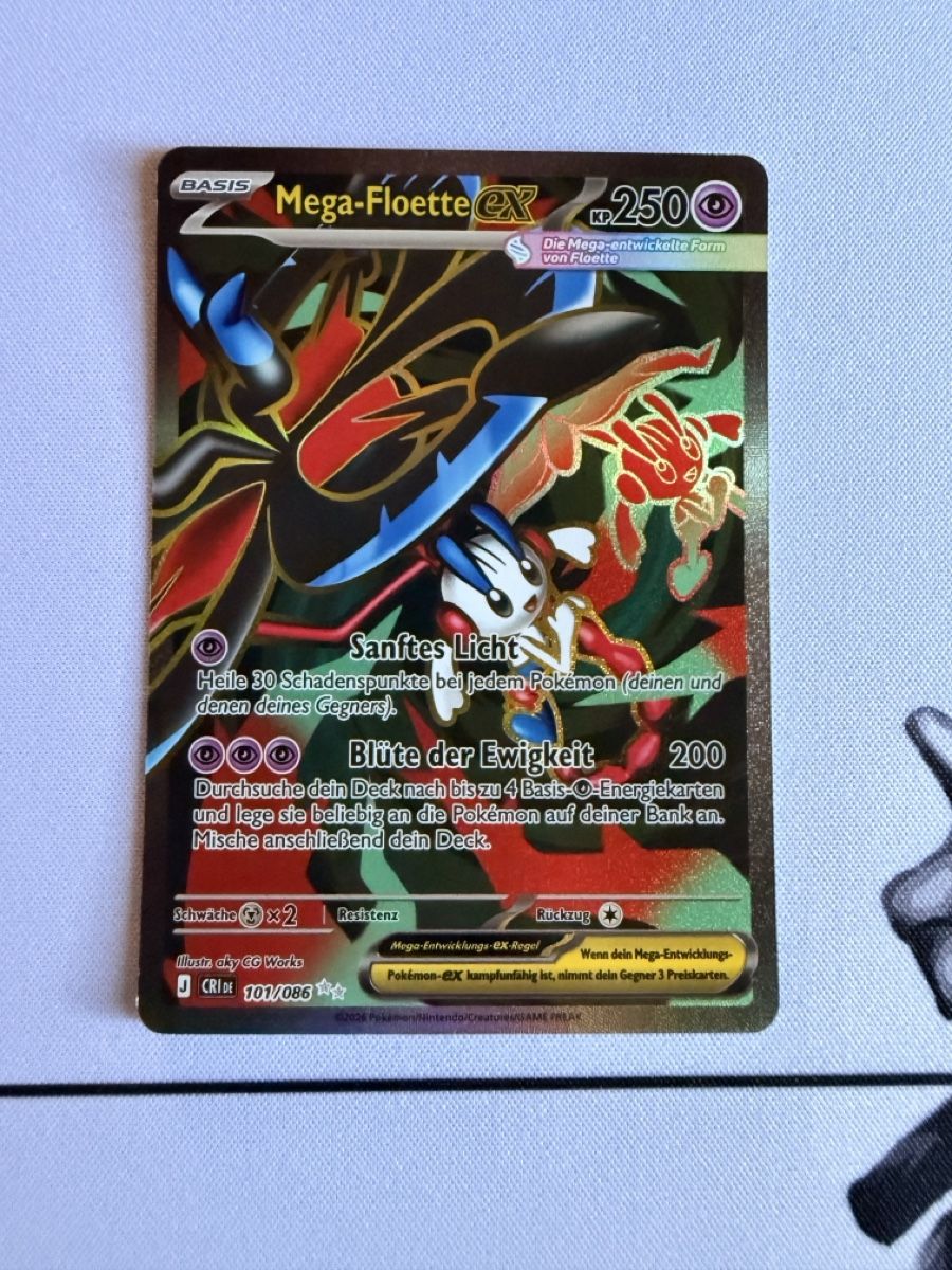 Pokémon Sammelbilder & Trading cards: Pokémon Mega-Floette ex 101/086 – Neu (gemäss Beschreibung) aus Elsau von mintgreen1