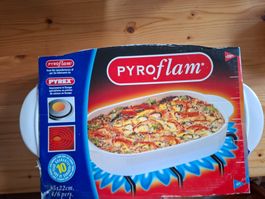 Pyrex weisse Gratinform 35x22cm (4/6 Personen)
