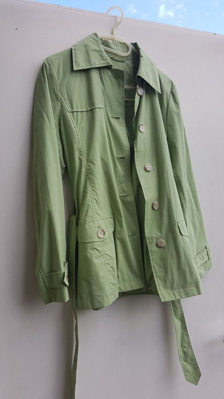 Giacche: Jacke aus Stoff mintgrün – Usato da Giffers venduto da Flowerpower72