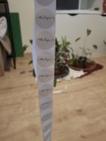 Rouleau autocollant "Thank you" / papeterie