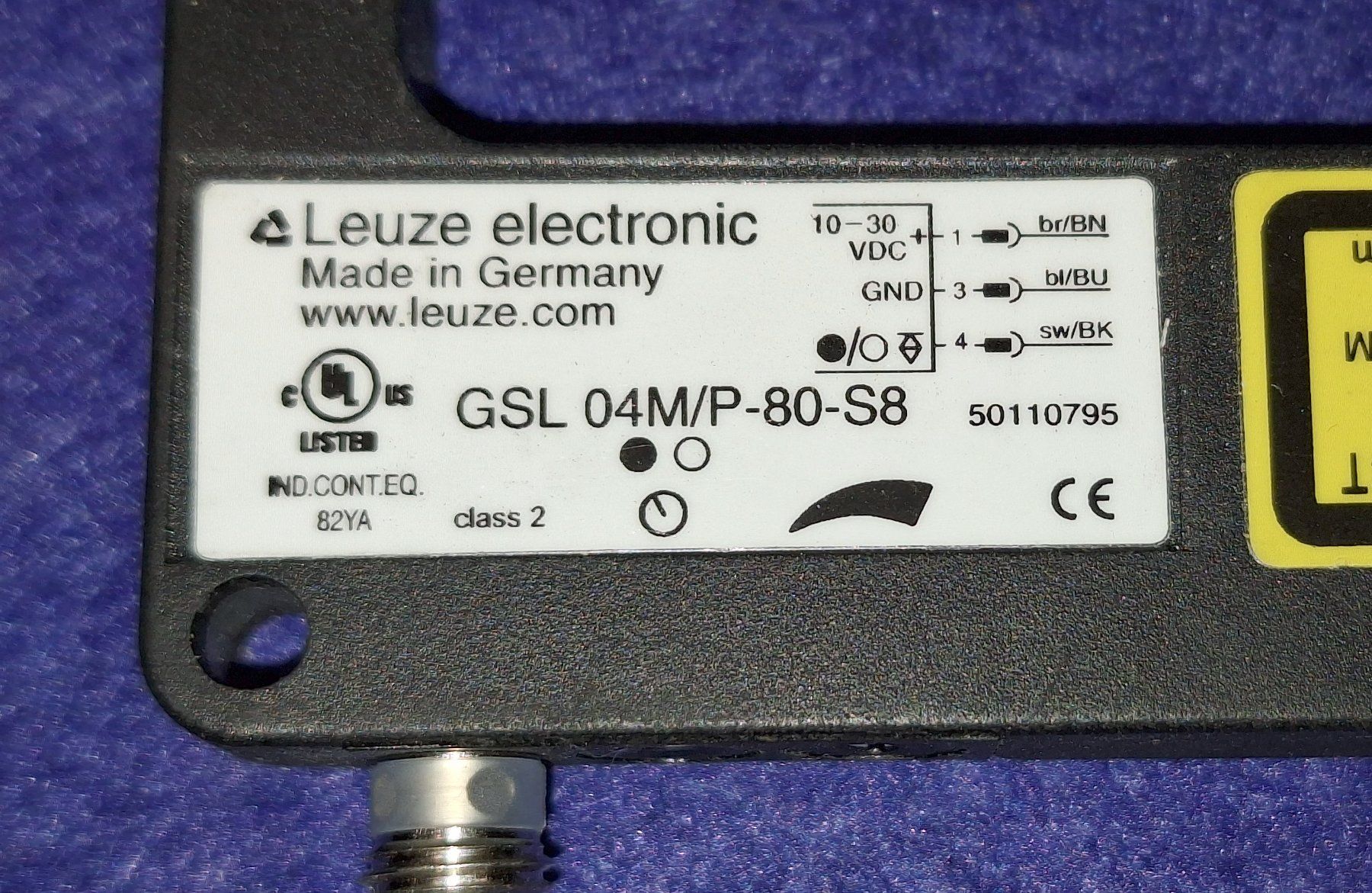 Lenze Componenti elettronici: Fourche optique Lenze GSL 04MP-80-S8 – Usato da Bussy FR venduto da 023 1