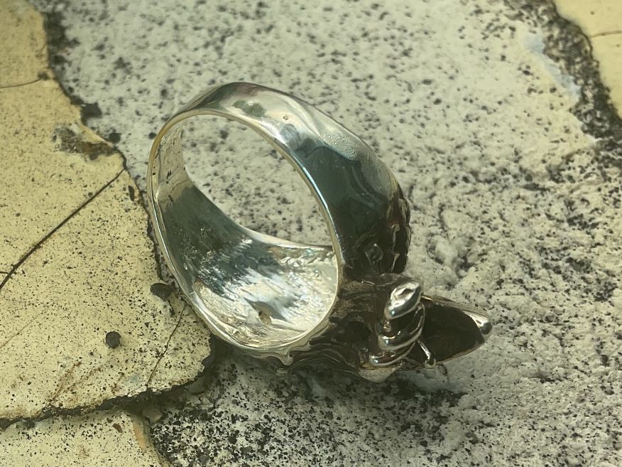 Anelli: Sterlingsilber Ring Handarbeit, sehr robust, Gr. 63 – Nuovo (secondo la descrizione) da Luzern venduto da S.Kern01 5