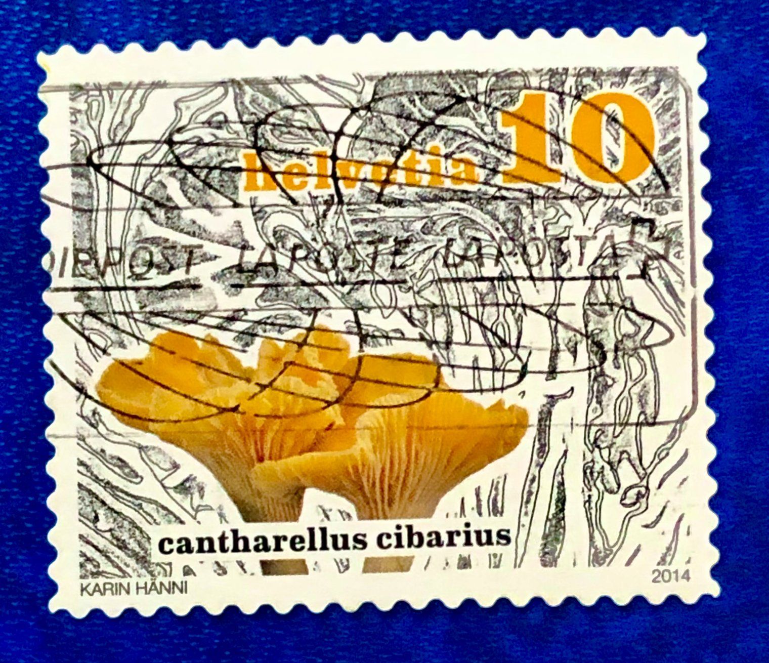 Tutti i francobolli: Nr.1503 Eierschwamm Dauermarken GESTEMPELT 2014    – Usato da Aarau venduto da Billa007