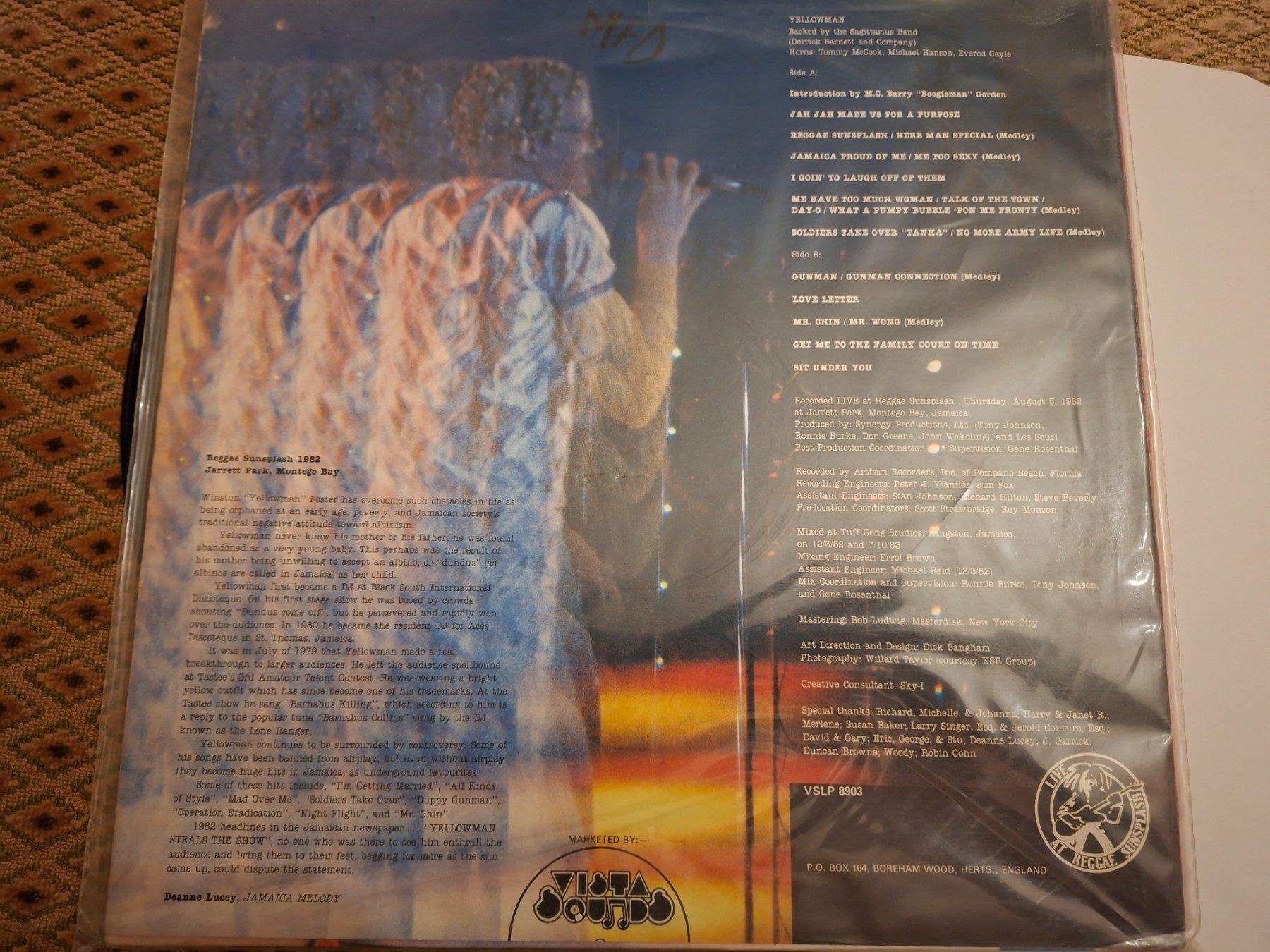 Schallplatten: Reggae LP - Yellowman - Live At Reggae Sunsplash – Gebraucht aus Bernex von Wannabehasbeen01 1