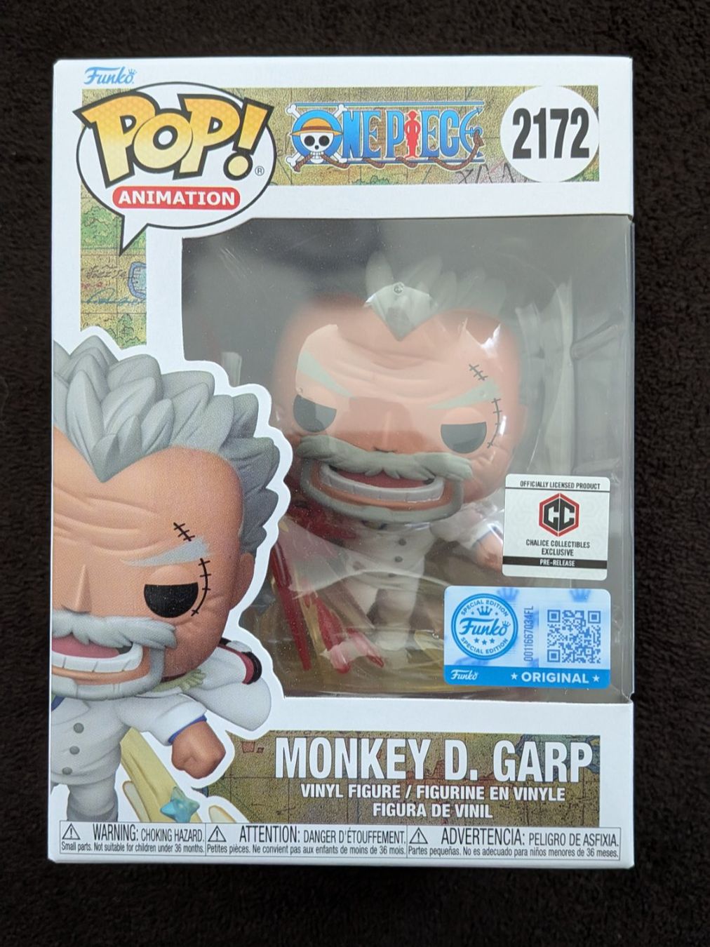 Funko Statuette: Funko Pop! One Piece - Monkey D. Garp #2172 – Nuovo e nell'imballaggio originale da Obfelden venduto da RCO85