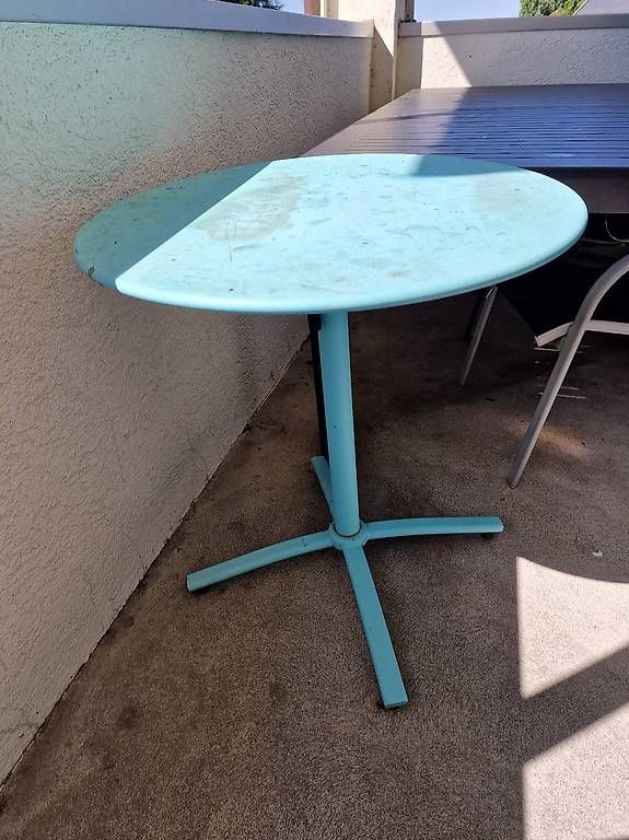 Tavoli: Tisch mint  Klapptisch Metall rund – Usato da Freienbach venduto da Haribo1980 2