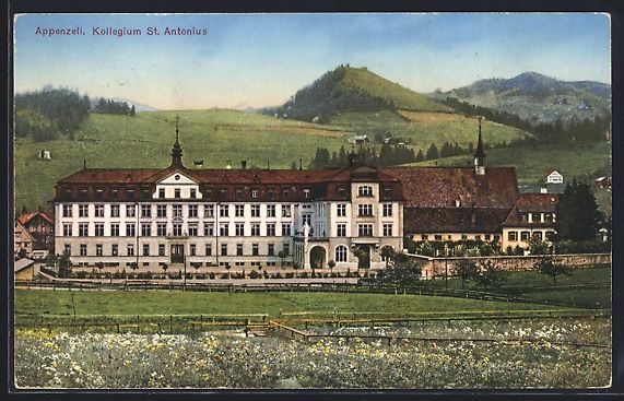 Cartes postales: Appenzell, Kollegium St. Antonius mit bl – D'occasion à Berlin par bartko-reher