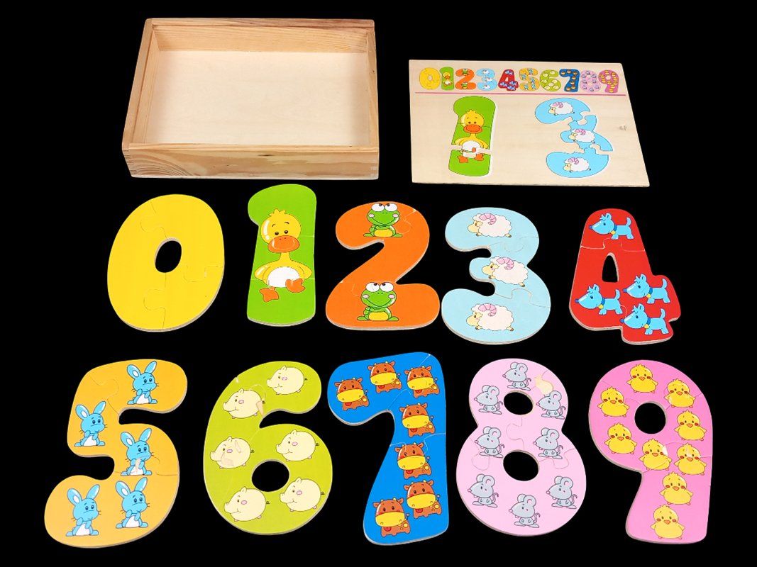 Puzzle: Holzpuzzle Zahlen – Usato da Hünenberg venduto da Restwert_Zug 3