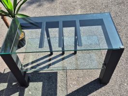 Meuble télé metal et verre robuste Schroeres &Schroeres