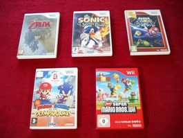 Kultiges Nintendo Wii Spiele-Bundle ab 1.– Franken