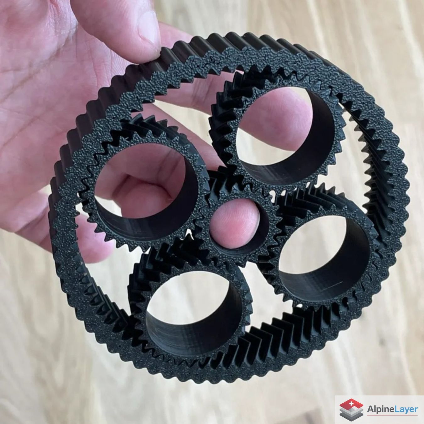 Spiele: Planetary Gear Fidget Spinner 3D Printed White – Neu (gemäss Beschreibung) aus Losone von AlpineLayer 1