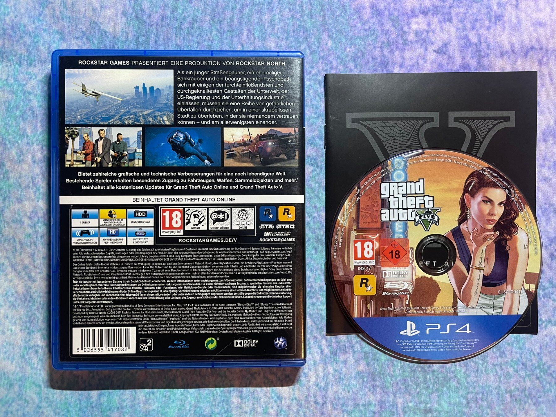Spiele: PS4: Grand Theft Auto V – Gebraucht aus Märstetten von AlienNova 1