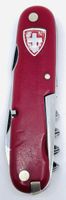 Wengerinox-Wenger-Sackmesser, 82 mm, mit Schweizerkreuz, rot
