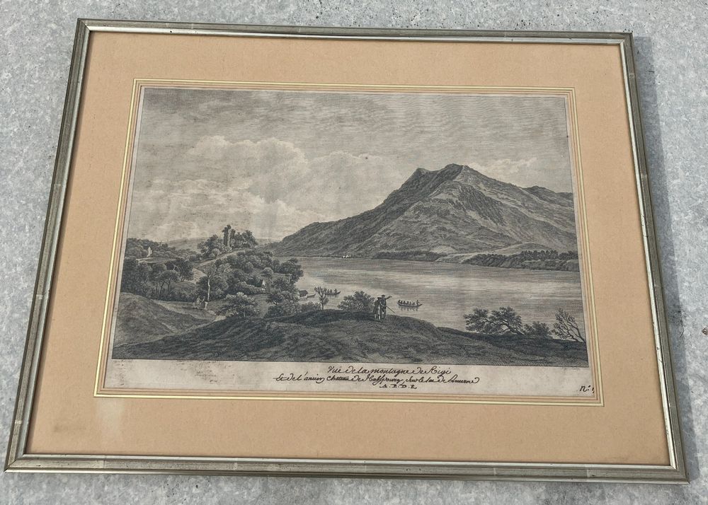 Stich     "Vue du la Montagne de Rigi" - Rigi Vierwaldstätte 2
