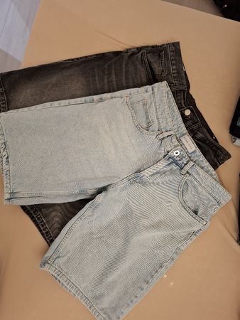 Shorts en jean 2x PIER ONE & ZARA taille 42 - Idéal été 