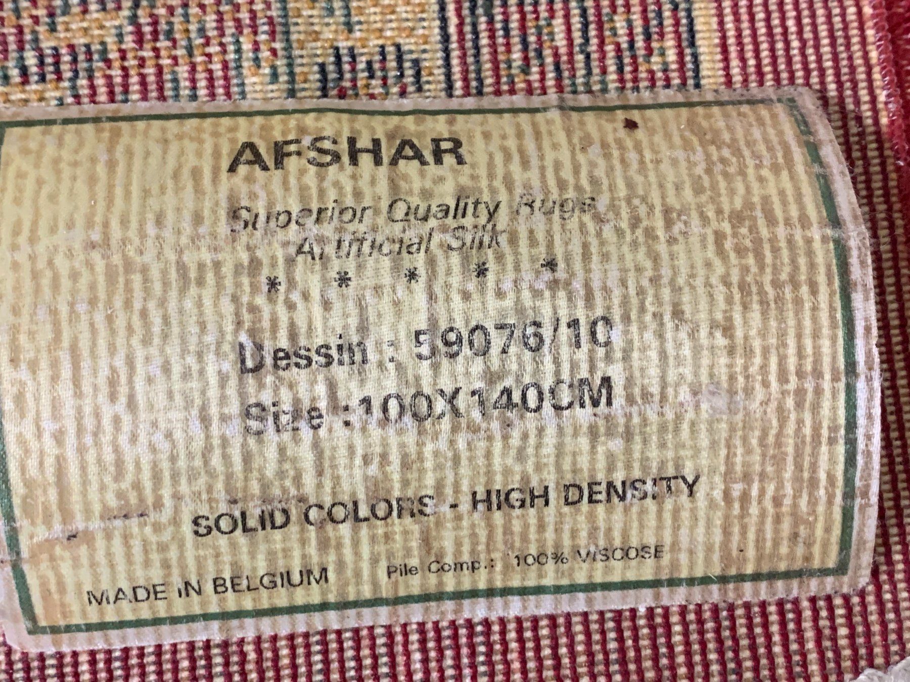 Tapis: Teppich mit Fransen rot in Orient Muster – D'occasion à Rickenbach SZ par Frickler 9