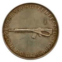 Eidgenossisches Schützenfest Zurich 1963 Silber