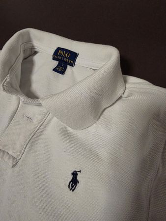 Polo Ralph Lauren Poloshirt weiss Grösse 7 wurde 2mal getrag
