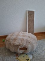 Kratzer und Haustierbettchen